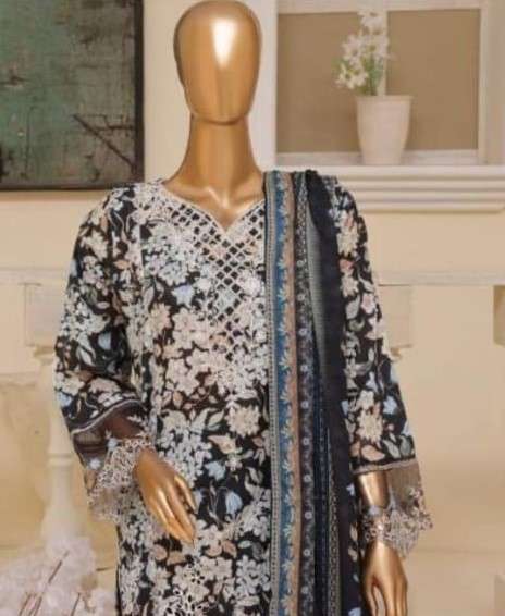 BIN SAEED Embroidered Lawn Collection Limited Edition 2025 BY BIN SAEED